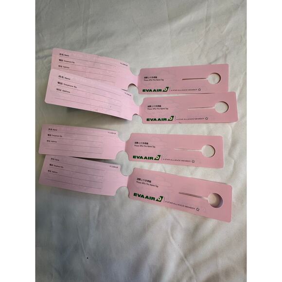 EVA Airline Hello Kitty Sanrio Characters Luggage Tag Lot - Picture 6 of 6